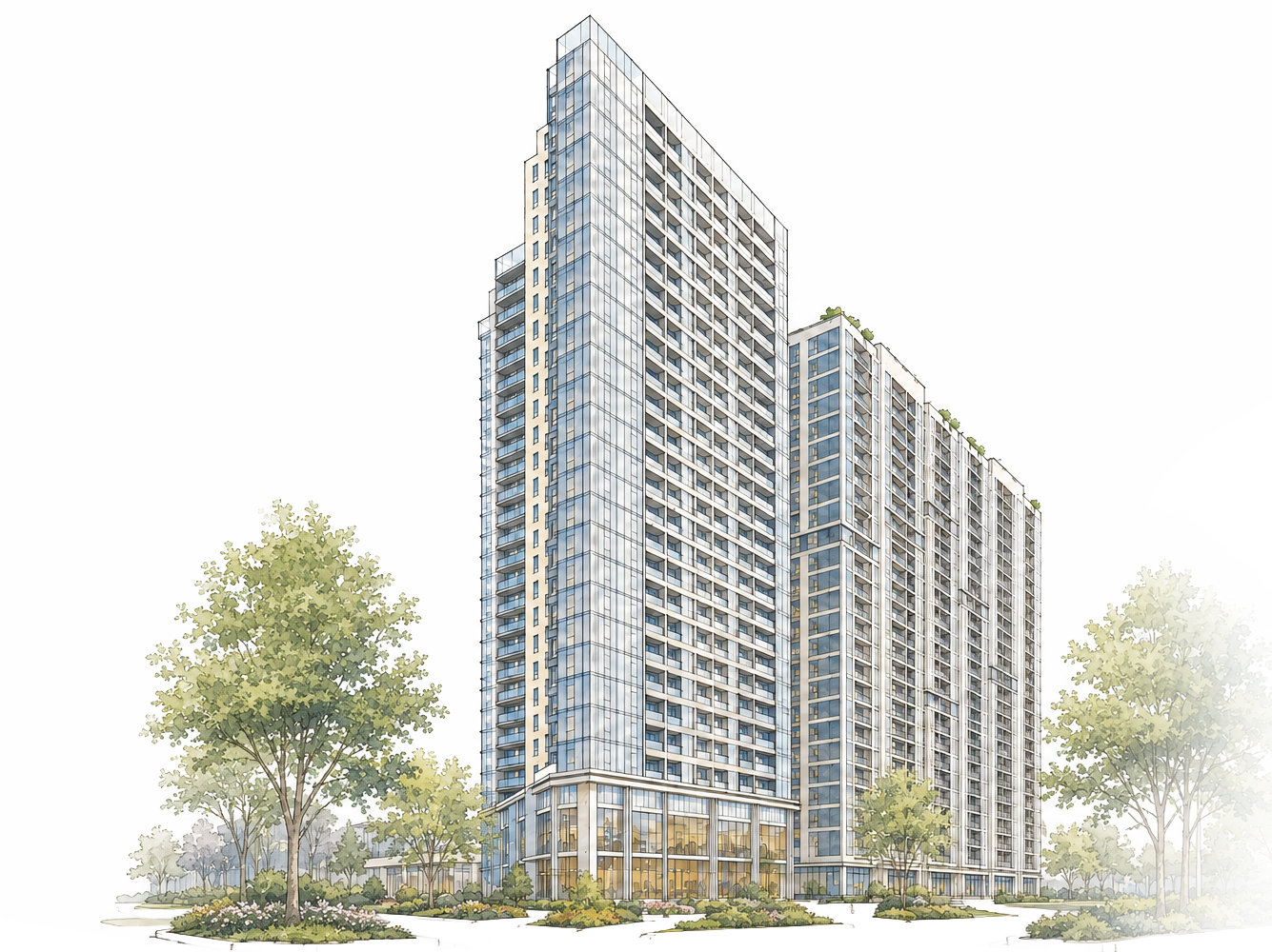 Phối cảnh dự án Nhà ở xã hội OXH-02